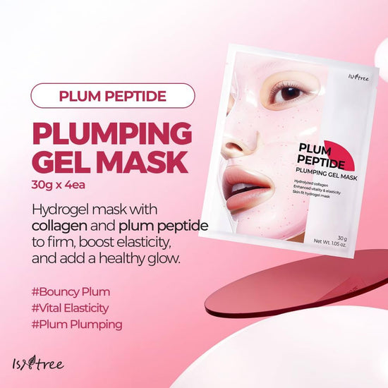 Isntree Plum Peptide Plumping Gel Mask (1 Sheet) قناع جل ببتيد البرقوق الممتلئ من Isntree - Princess Cosmetics Qatar