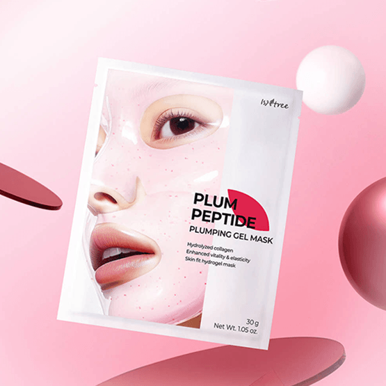 Isntree Plum Peptide Plumping Gel Mask (1 Sheet) قناع جل ببتيد البرقوق الممتلئ من Isntree - Princess Cosmetics Qatar