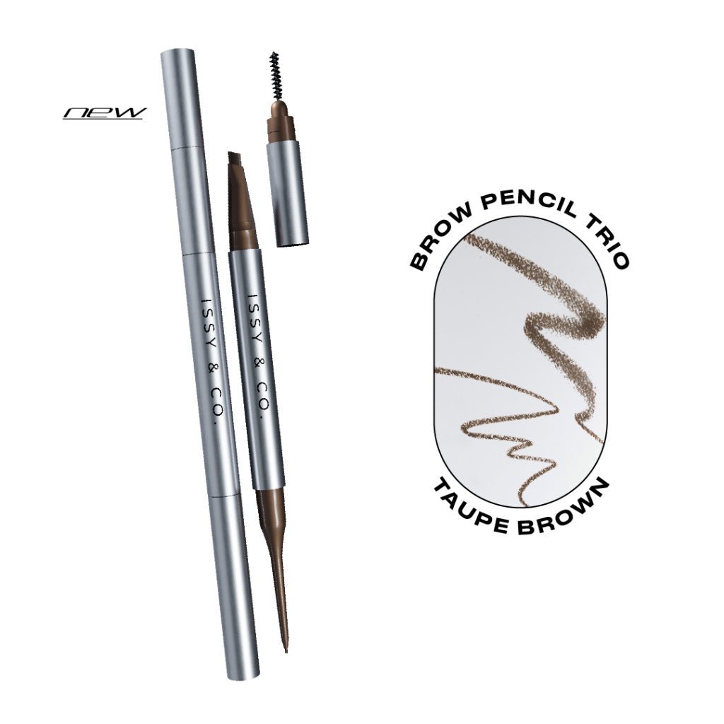 Issy Brow Pencil Trio in Ash Brown (3 Shades) - Princess Cosmetics Qatar