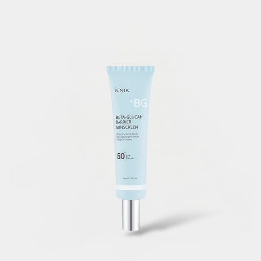 Iunik Beta - Glucan Barrier Sunscreen 60ml واقي الشمس من إيونيك بيتا جلوكان بارير - Princess Cosmetics Qatar