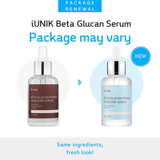 Iunik Beta Glucan Power Moisture Serum 50ml سيروم ترطيب البشرة بيتا جلوكان باور من إيونيك - Princess Cosmetics Qatar