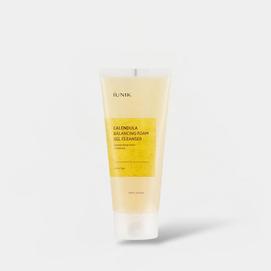 Iunik Calendula Balancing Foam Gel Cleanser 150ml منظف جل رغوي متوازن من آيونيك كاليندولا - Princess Cosmetics Qatar