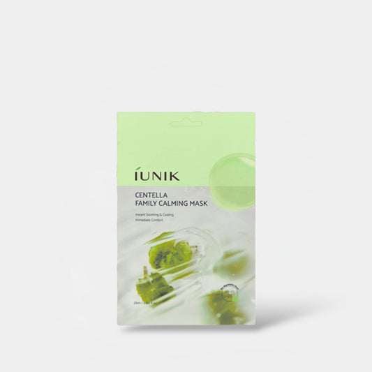 Iunik Centella Family Calming Mask (1 Sheet) قناع إيونيك سنتيلا المهدئ للعائلة - Princess Cosmetics Qatar