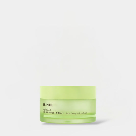 Iunik Centella Relief Sorbet Cream 50ml كريم شربات سنتيلا ريليف من إيونيك - Princess Cosmetics Qatar