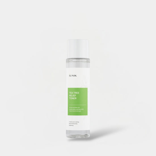 Iunik Tea Tree Relief Toner 200ml تونر شجرة الشاي من إيونيك - Princess Cosmetics Qatar