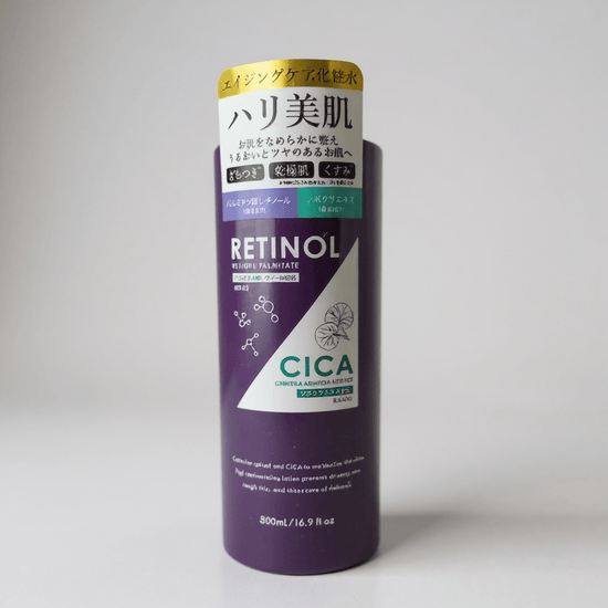 Japan Retinol and Cica Firmness and Moisture Care Toner 500ml تونر العناية بالترطيب والشد بالريتينول والسيكا الياباني - Princess Cosmetics Qatar