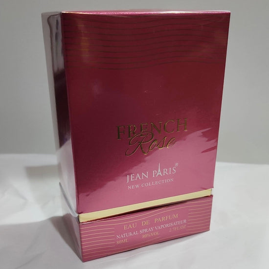 Jean Paris French Rose Eau De Parfum 80ml. جان باريس فرينش روز او دي بارفان 80 مل - Princess Cosmetics Qatar