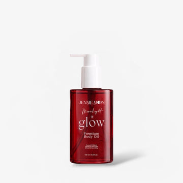 Jennie Moon Moonlight Glow Premium Body Oil 150ml زيت الجسم الفاخر "مون لايت جلو" من جيني مون - Princess Cosmetics Qatar