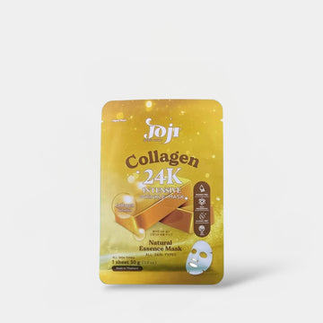 Joji Collagen 24K Gold Intense Wrinkle Mask (1 Sheet) قناع جوجي كولاجين 24 قيراط ذهب مكثف للتجاعيد - Princess Cosmetics Qatar