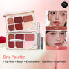 Judydoll 6-Color Multi-Use Lip Palette لوحة ألوان الشفاه متعددة الاستخدامات من جودي دول بستة ألوان - Princess Cosmetics Qatar