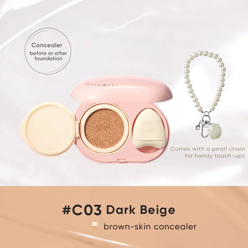 Judydoll Little Pearl Highlighting Concealer Cushion 8g وسادة إخفاء العيوب ليتل بيرل من جودي دول - Princess Cosmetics Qatar