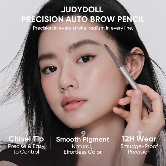 Judydoll Precision Auto Brow Pencil قلم تحديد الحواجب الأوتوماتيكي الدقيق من جوديدول - Princess Cosmetics Qatar