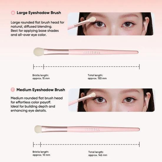 Judydoll Professional 6 - Piece Brush Set مجموعة فرش جوديدول الاحترافية المكونة من 6 قطع - Princess Cosmetics Qatar