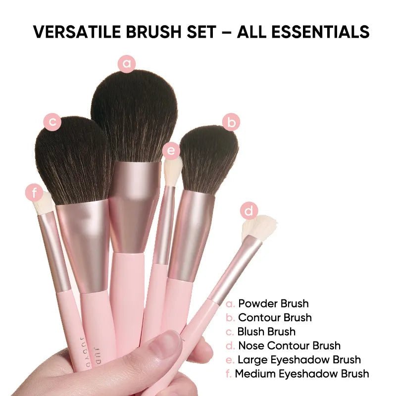 Judydoll Professional 6 - Piece Brush Set مجموعة فرش جوديدول الاحترافية المكونة من 6 قطع - Princess Cosmetics Qatar