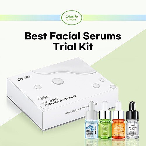 Jumiso Best Facial Serums Trial Kit (5mlx4) - EXPIRY: 12/2025. جوميسو أفضل مجموعة تجريبية لأمصال الوجه - Princess Cosmetics Qatar