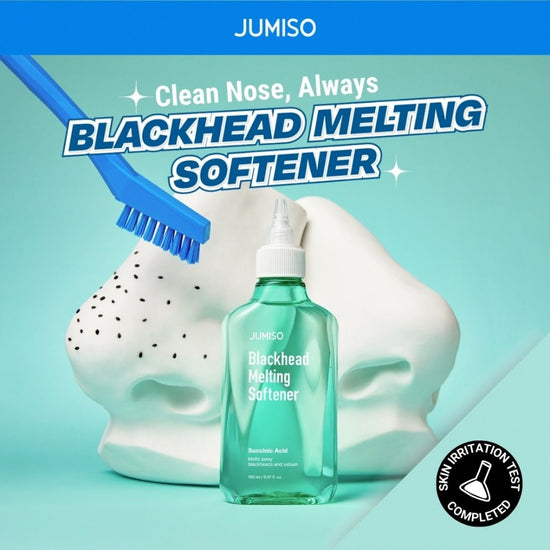 Jumiso Blackhead Melting Softener 150ml + Cotton Pad (40 Pads) منعم جوميسو لإزالة الرؤوس السوداء + وسادة قطنية - Princess Cosmetics Qatar