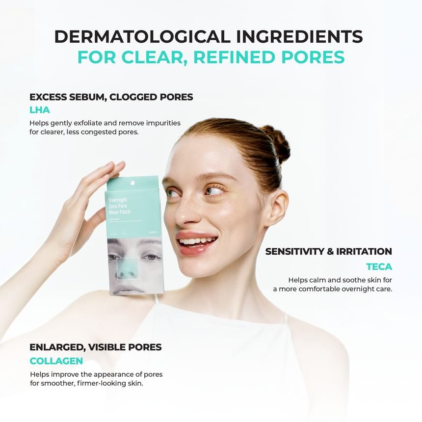 Jumiso Overnight Zero Pore Nose Patch (10 Patches) لصقة جوميسو الليلية لتضييق المسام للأنف - Princess Cosmetics Qatar