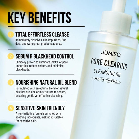 Jumiso Pore Clearing Cleansing Oil 200ml. زيت تنظيف المسام من جوميسو - Princess Cosmetics Qatar