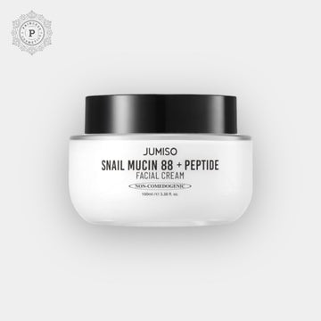 Jumiso Snail Mucin 88 + Peptide Facial Cream 100ml. جوميسو حلزون موسين 88 + كريم ببتيد للوجه - Princess Cosmetics Qatar