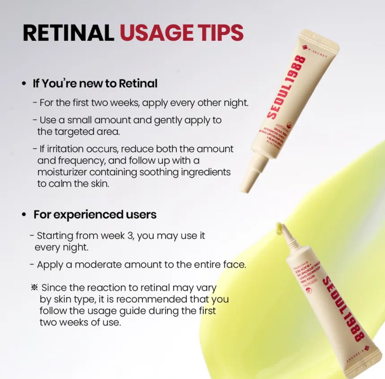 K - Secret Seoul 1988 Advanced Shot: Retinal Liposome 12% + Black Rice 15ml كي سيكريت سيول 1988 جرعة متقدمة: ليبوسوم شبكي 12% + أرز أسود - Princess Cosmetics Qatar