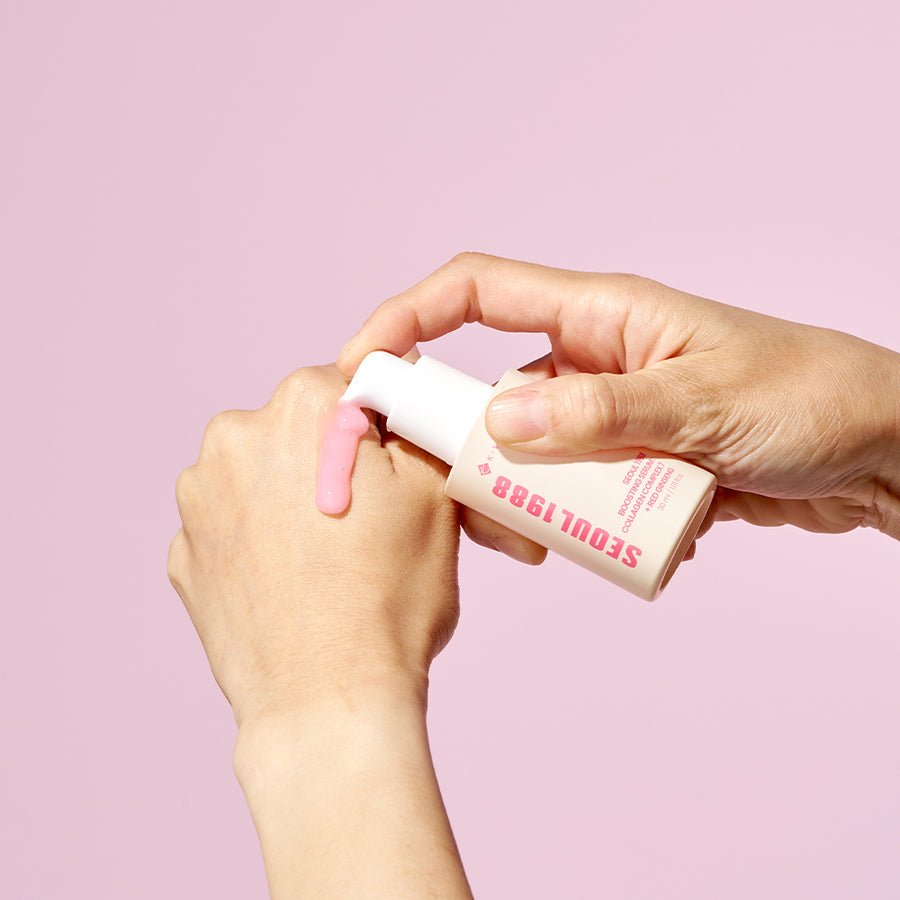 K - Secret Seoul 1988 Boosting Serum: Collagen Complex 7 + Red Ginseng 30ml سيروم كي سيكريت سيول ١٩٨٨ المعزز: مركب الكولاجين ٧ + الجينسنغ الأحمر - Princess Cosmetics Qatar