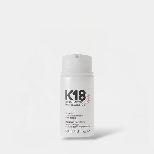 K18 Leave - In Molecular Repair Hair Mask For Damaged Hair 50ml قناع الشعر K18 لإصلاح الشعر التالف - Princess Cosmetics Qatar