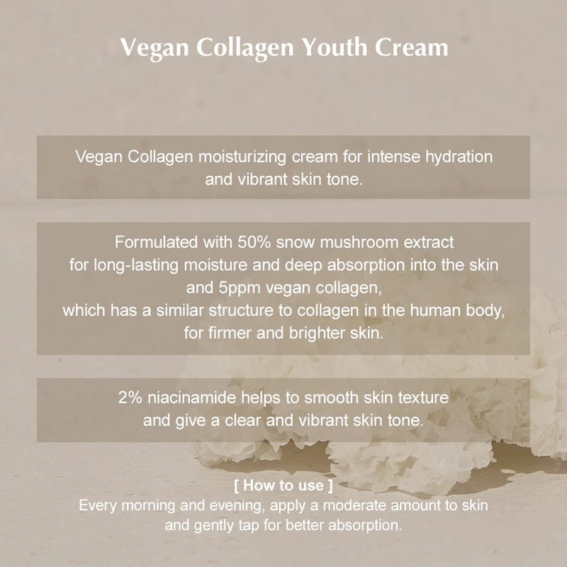 Kaine Vegan Collagen Youth Cream 50ml كريم كاين النباتي بالكولاجين للشباب - Princess Cosmetics Qatar