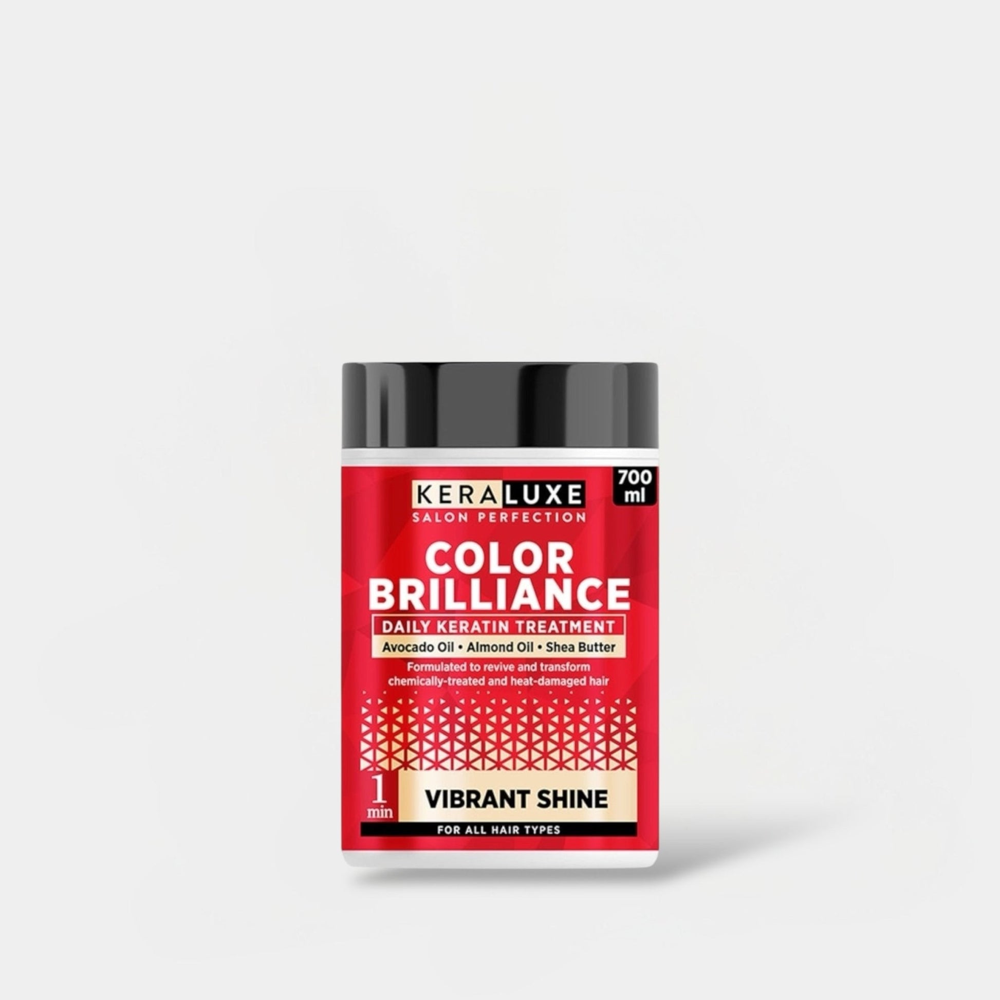 KERA LUXE Salon Perfection Color Brilliance Daily Keratin Treatment Vibrant Shine 700ml كيرا لوكس صالون بيرفيكشن كولور بريليانس علاج الكيراتين اليومي لمعان نابض بالحياة - Princess Cosmetics Qatar