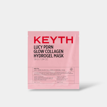 Keyth Lucy PDRN Glow Collagen Hydrogel Mask (1 Sheet) قناع هيدروجيل الكولاجين المتوهج من كيث لوسي PDRN - Princess Cosmetics Qatar