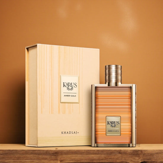 Khadlaj Karus Amber Gold 100ml خدلج كاروس العنبر الذهبي - Princess Cosmetics Qatar