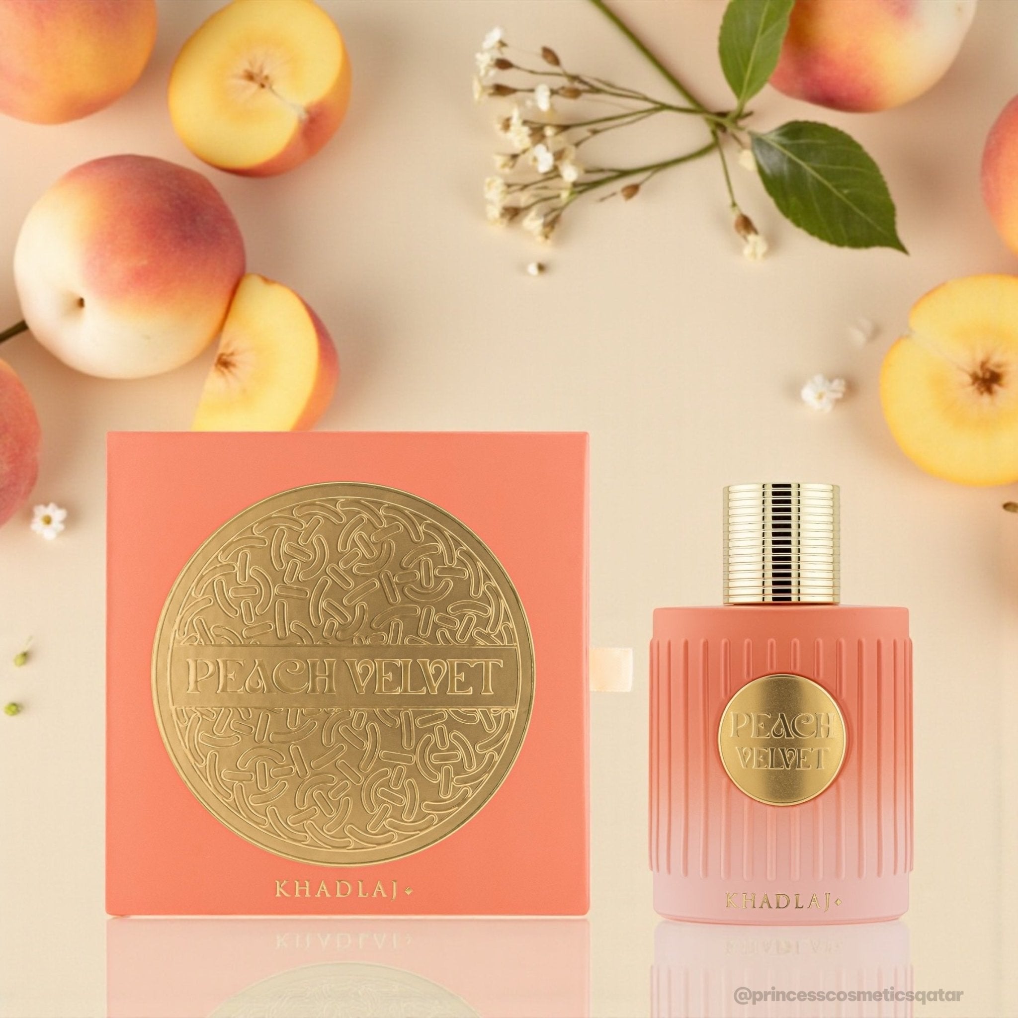 Khadlaj Peach Velvet 100ml خدلج بيتش فيلفيت – Princess Cosmetics Qatar