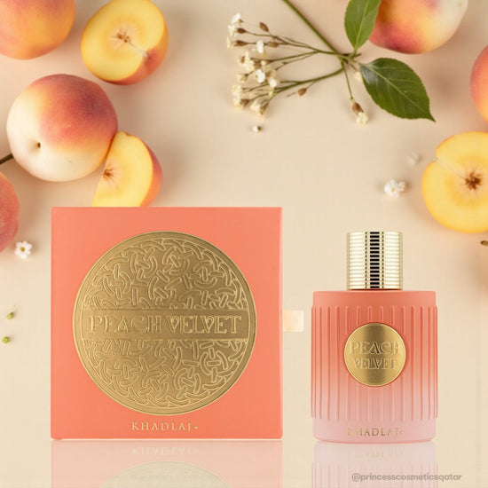 Khadlaj Peach Velvet 100ml خدلج بيتش فيلفيت - Princess Cosmetics Qatar