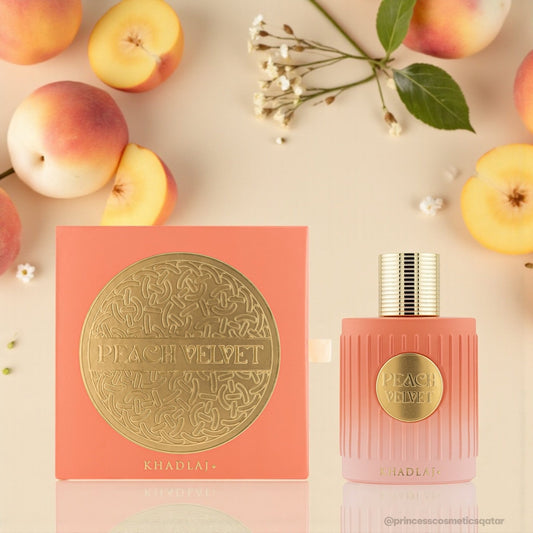 Khadlaj Peach Velvet 100ml خدلج بيتش فيلفيت - Princess Cosmetics Qatar