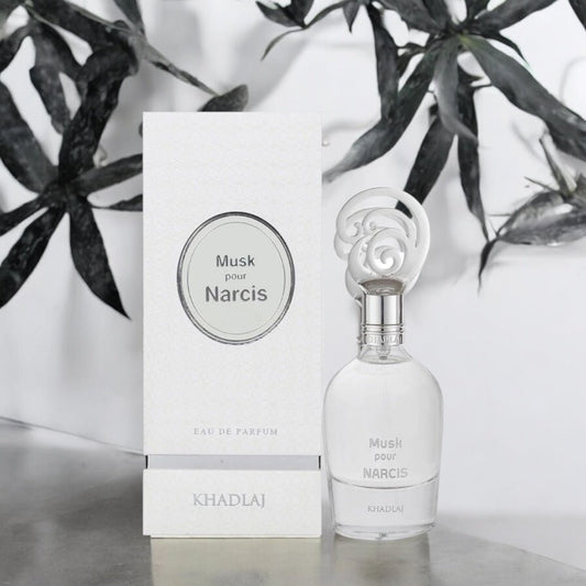 Khadlaj Spray Musk Pour Narcis 100ml خدلج رش المسك صب النرجس - Princess Cosmetics Qatar