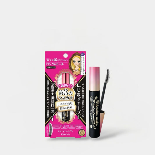 KissMe Heroine Make Long & Curl Mascara Advanced Film 6g كيس مي هيروين ميك ماسكارا لتطويل وتجعيد الرموش أدفانسد فيلم - Princess Cosmetics Qatar