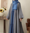 Klasik Abaya - Gray. عباية كلاسيك - رمادي - Princess Cosmetics Qatar