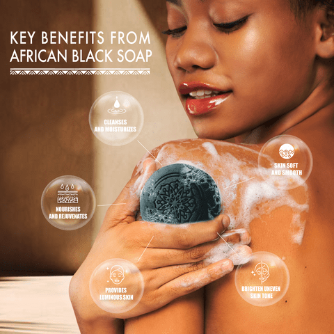 Koji White African Black Soap Bar (80g x 2) صابون كوجي وايت الأفريقي الأسود - Princess Cosmetics Qatar