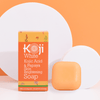 Koji White Kojic Acid & Papaya Skin Brightening Soap 80g صابون كوجي وايت لتفتيح البشرة بحمض الكوجيك والبابايا - Princess Cosmetics Qatar