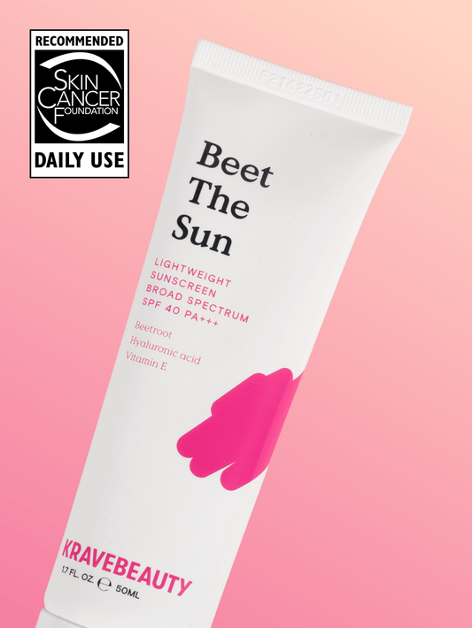 Krave Beauty Beet The Sun SPF 40 PA+++. كريف بيوتي بنجر ذا صن SPF 40 PA+++ - EXPIRY DATE: 14 - 06 - 2025 - Princess Cosmetics Qatar