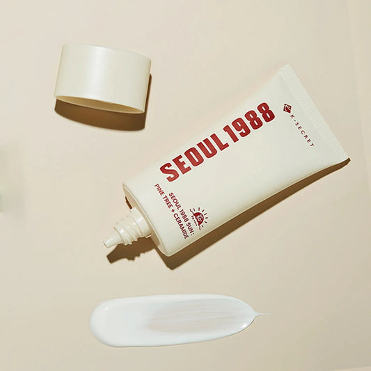 KSecret SEOUL 1988 Sun: Pine Tree + Ceramide 50ml كي سيكريت سيول 1988 واقي الشمس: الصنوبر + السيراميد - Princess Cosmetics Qatar