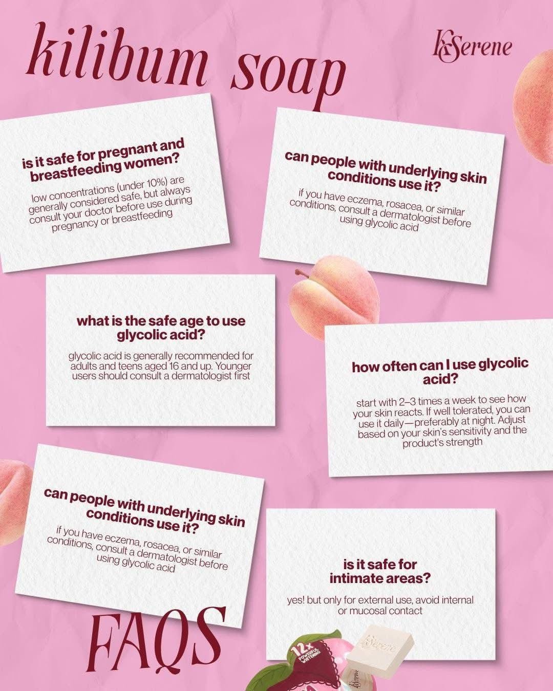 KSerene Kilibum Soap (3 Bars x 70g) صابون كي سيرين كيليبوم - Princess Cosmetics Qatar