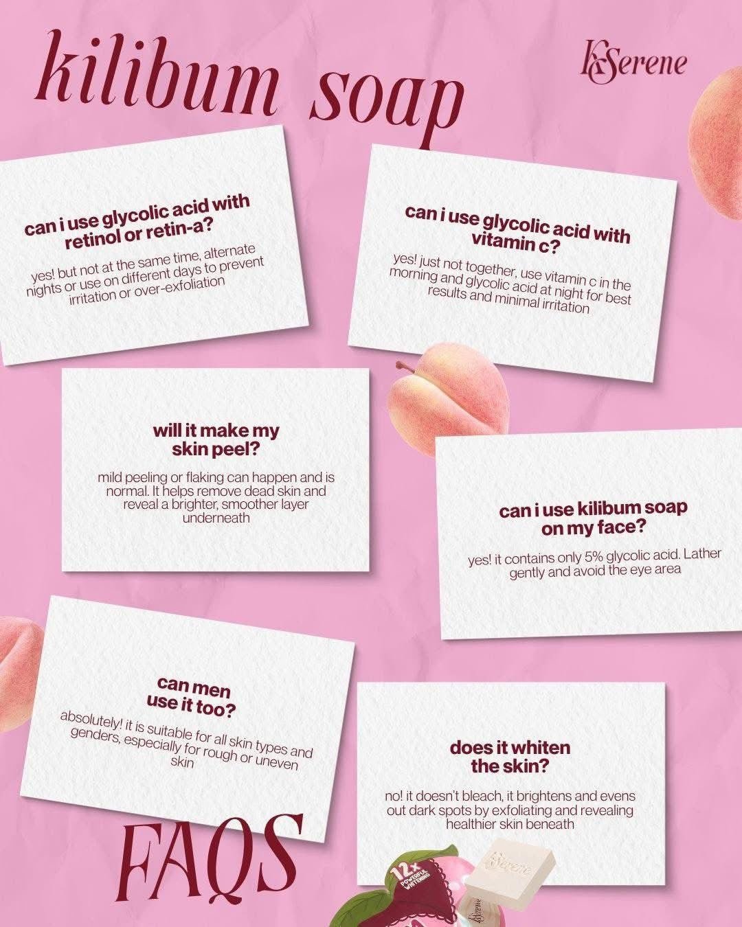 KSerene Kilibum Soap (3 Bars x 70g) صابون كي سيرين كيليبوم - Princess Cosmetics Qatar