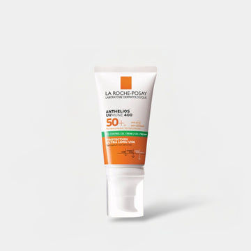 La Roche Posay Anthelios UMune 400 Oil Control Gel Cream SPF50+ 50ml كريم جل للتحكم بالزيوت من لا روش بوزيه أنثيليوس يو مون 400 بعامل حماية من الشمس 50+ - Princess Cosmetics Qatar