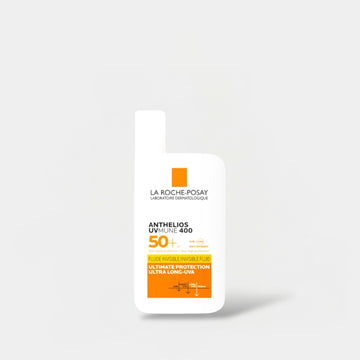 La Roche Posay Anthelios UVMune 400 Invisible Fluid Facial Sunscreen SPF50 50ml واقي الشمس السائل غير المرئي للوجه من لا روش بوزيه أنثيليوس يو في مون ٤٠٠ - Princess Cosmetics Qatar