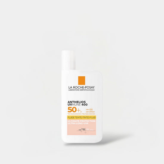 La Roche Posay Anthelios UVMune 400 Invisible Fluid Tinted SPF50+ 50ml لا روش بوزيه أنثيليوس يو في مون 400 سائل غير مرئي ملون - Princess Cosmetics Qatar