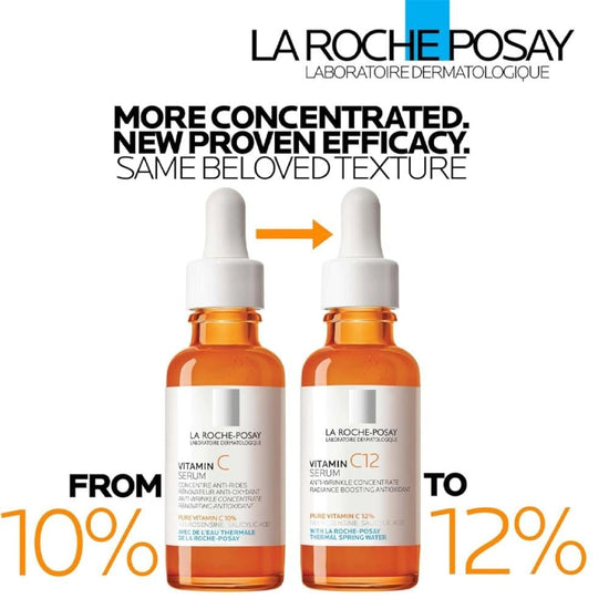 La Roche Posay Pure Vitamin C12 Serum 30ml سيروم لا روش بوزيه بيور فيتامين C12 - Princess Cosmetics Qatar