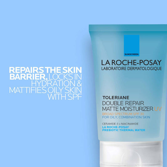 La Roche Posay Toleraine Double Repair Matte Moisturizer SPF30 100ml مرطب لاروش بوزيه توليريان دبل ريبير مات بعامل حماية من الشمس 30 - Princess Cosmetics Qatar