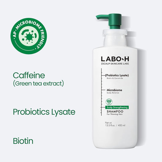 Labo - H Scalp Strengthening Shampoo 400ml شامبو لابو - إتش لتقوية فروة الرأس - Princess Cosmetics Qatar
