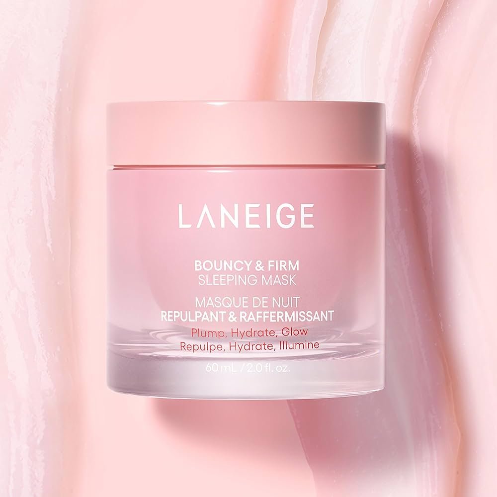 Laneige Bouncy & Firm Sleeping Mask 60ml. قناع النوم النطاط والثابت من لانيج 60 مل - Princess Cosmetics Qatar