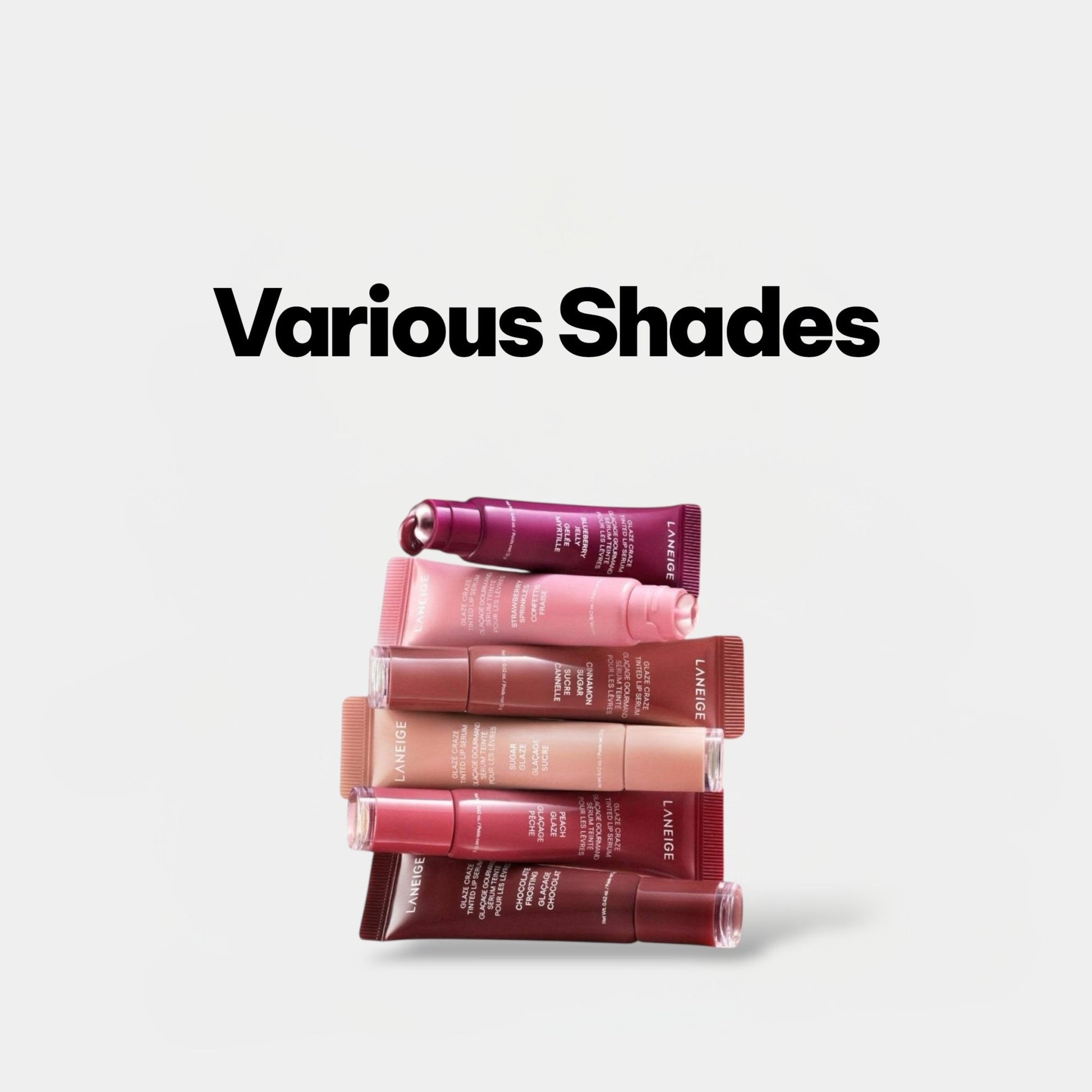 Laneige Glaze Craze Tinted Lip Serum 12g سيروم الشفاه الملون جليز كريز من لانيج - Princess Cosmetics Qatar